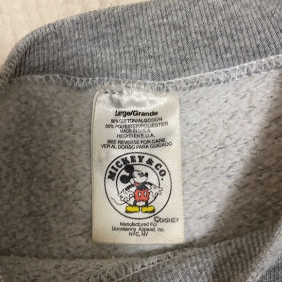 MAKE OFFER vintage Disney crew neck - Picture 2 of 4